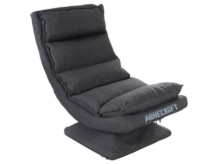 Minecraft Gamingstuhl Minecraft 7760, Grau, Metall, Gaming, Füllung: Schaumstoff, Drehteller, 59x83x59 cm, klappbar, Sitzfläche 360° drehbar, Büromöbel, Bürostühle, Gaming-Sessel