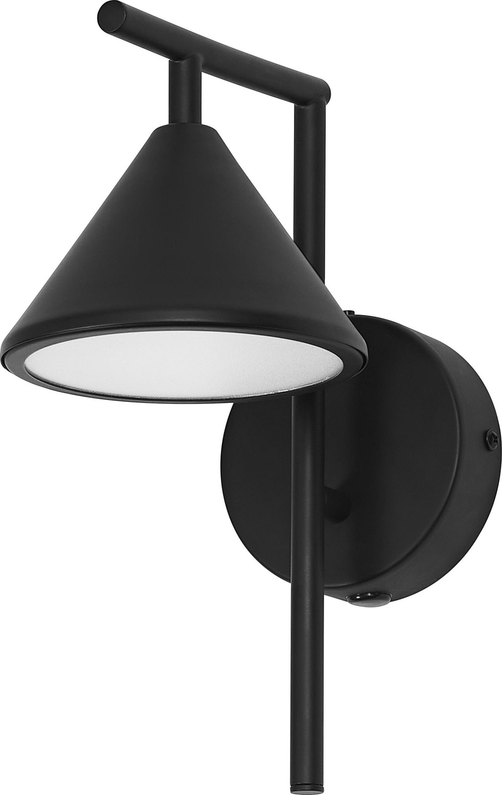 Osram Decor Fuji decoratieve wandlamp, zwart staal, 5W, warmwit 3000K, 180lm, LED