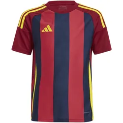 adidas Striped 24 Fußballtrikot Kinder IW2139 - team navy blue 2/team coll burgundy 2/team yellow 116