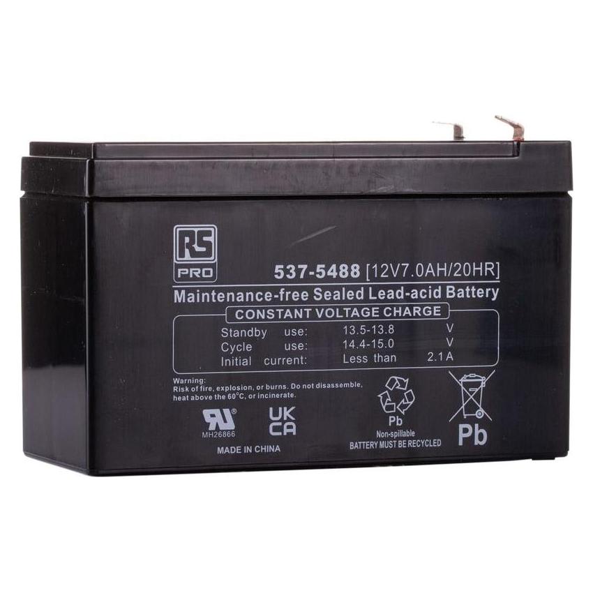 RS PRO Lead Acid Rechargeable Battery (1 Stk., Gerätespezifisch, 7000 mAh) (5375488)