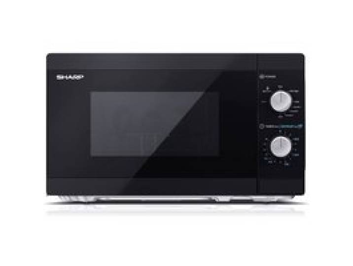 Four à micro-ondes noir avec gril - Sharp - 20 litres - Commande manuelle - Puissance micro-ondes 800 W