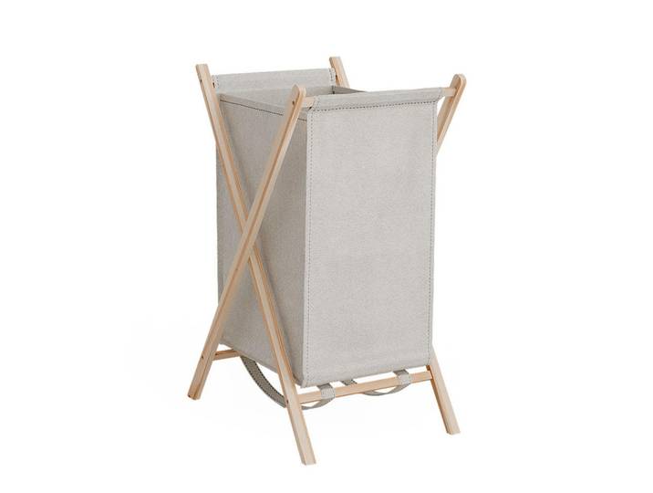 Vicco Wäschekorb Bruno Beige 40 x 64 cm, Holzwerkstoff, 1 Fächer, Rechteckig, 40x64x45 cm, Haushalt & Reinigung, Wäschepflege, Wäschekörbe & Tonnen