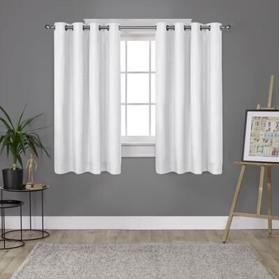 Strick & Bolton LeWitt Thermal Textured Linen Curtain Panel Pair
