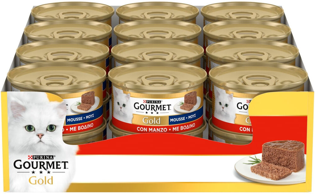 Gourmet Gold Mousse Lattina Multipack 24x85G MANZO