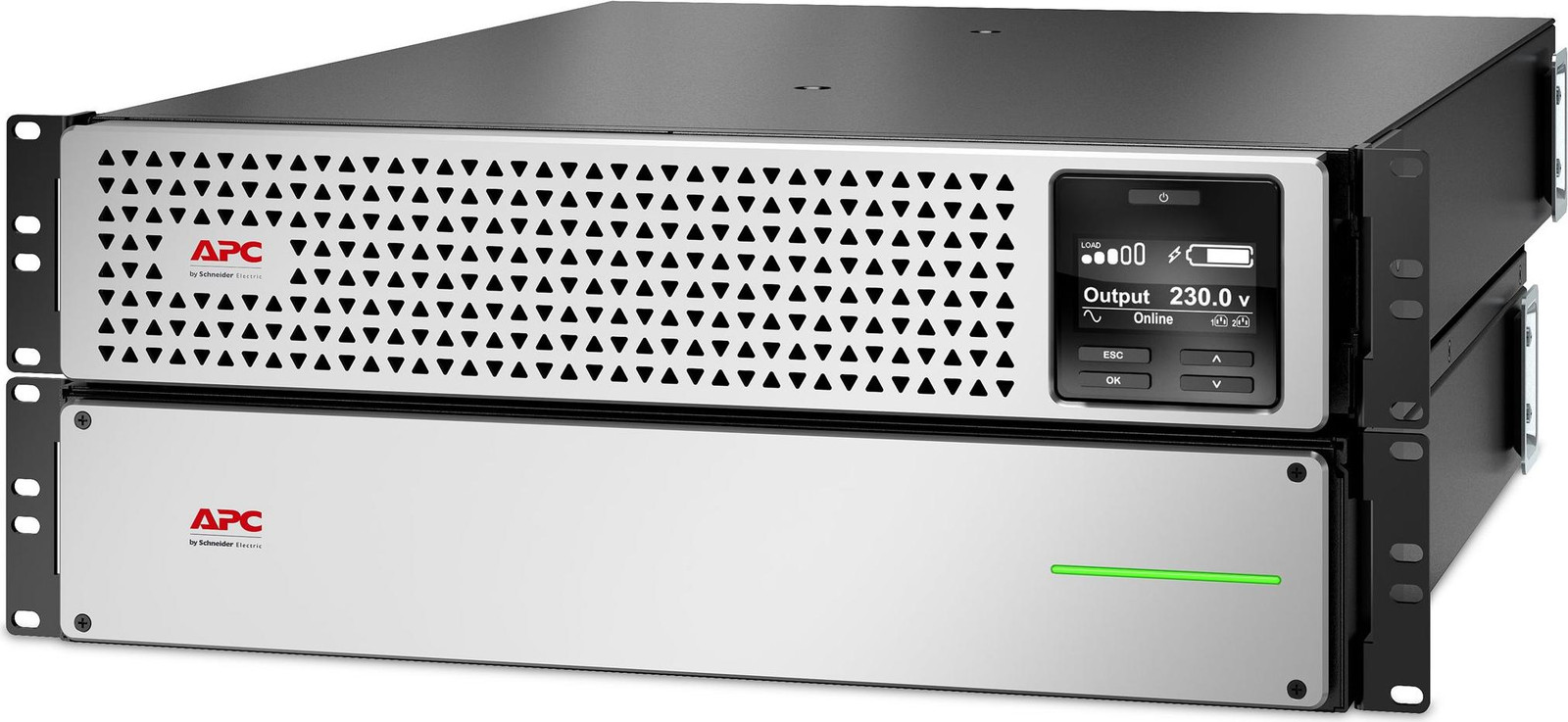 APC Smart-UPS SRT Lithium-ion Batterij 3000VA Rackmontage 4U 230V met Netwerkkaart SRTL3000RM4UXLI-NC