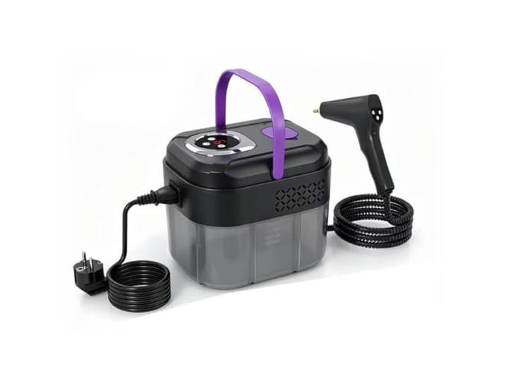 Handlicher Dampfreiniger für Haushalt,Tiefenreinigung auf Allen Oberflächen Chemiefreier 1050W Dampfreiniger für Dunstabzugshaube, Auto & Böden Leicht, Schnell Aufgeheizt