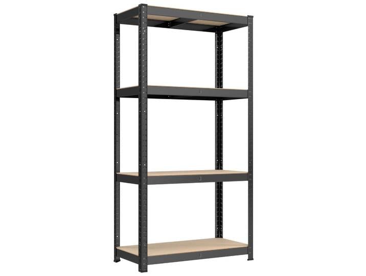 Schwerlastregal Shelving Naturfarben/Schwarz B: 80 cm