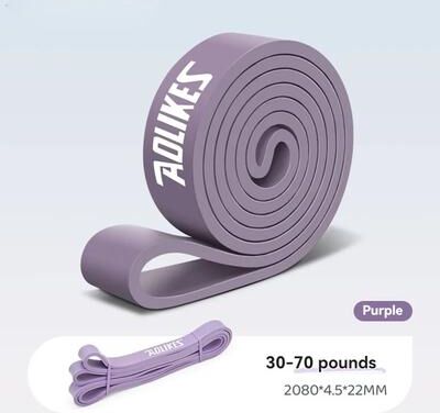 Uplifted Finds AOLIKES Pull Up Assist Resistance Bands For Home And Gym Workouts purple