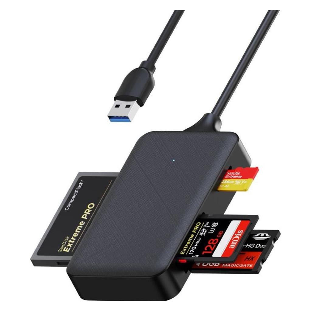 PowerGuard 4-in-1 USB 3.0 Cardreader CompactFlash SD MicroSD MS (00035078)