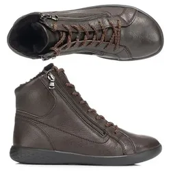 VITAFORM Damen-Stiefelette Hirschleder Lammfell Barfußsohle