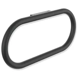 Hewi Serie 480 Handtuchring 480.09.00260DC schwenkbar, pulverbeschichtet, schwarz matt