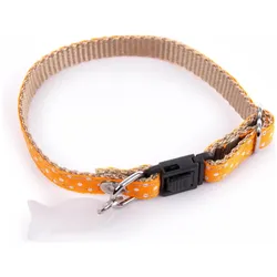 Martin Sellier Halsband für Katze mit Punkten (Katze, Allgemein), Halsband + Leine