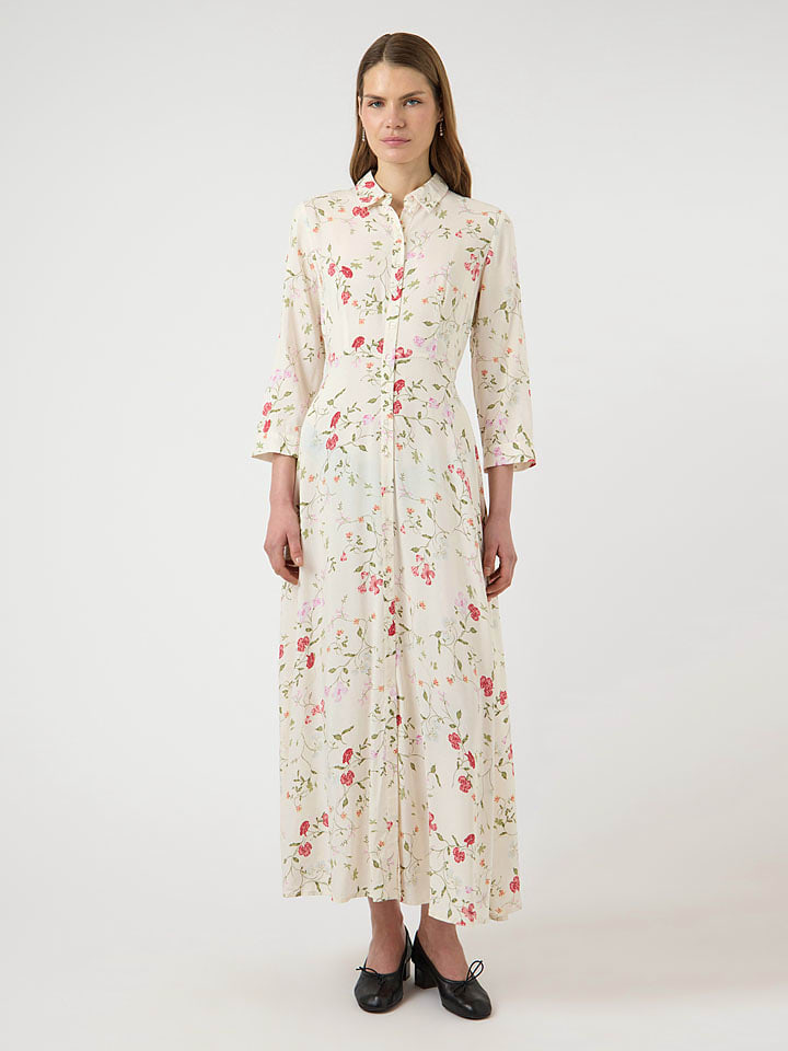 YAS Kleid in Creme - M
