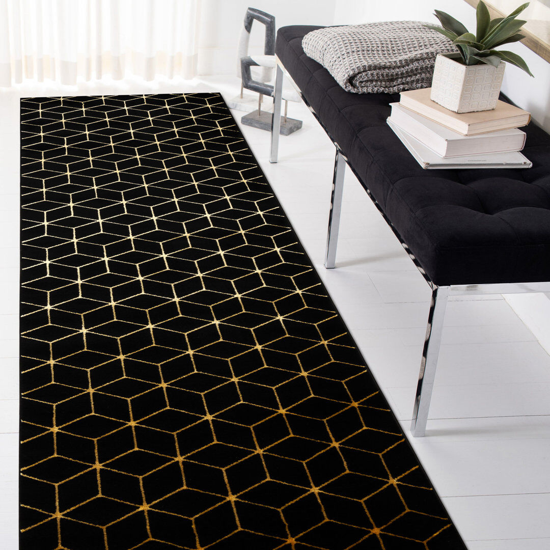 Canora Grey Runner Polonskaya Geometric Area Rug Runner 60 x 300cm