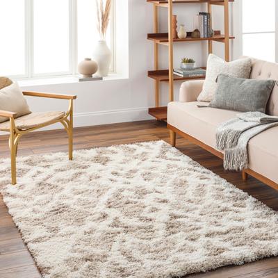Livabliss Shahida Abstract Geometric Plush Area Rug