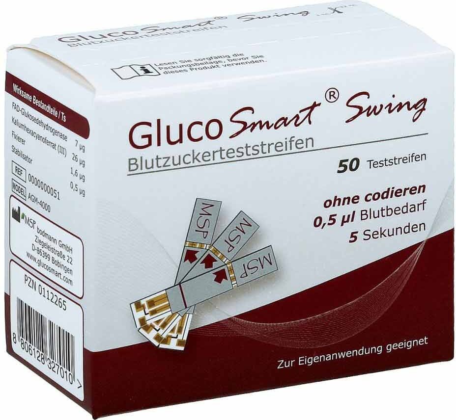 Glucosmart Swing Blutzuckerteststreifen