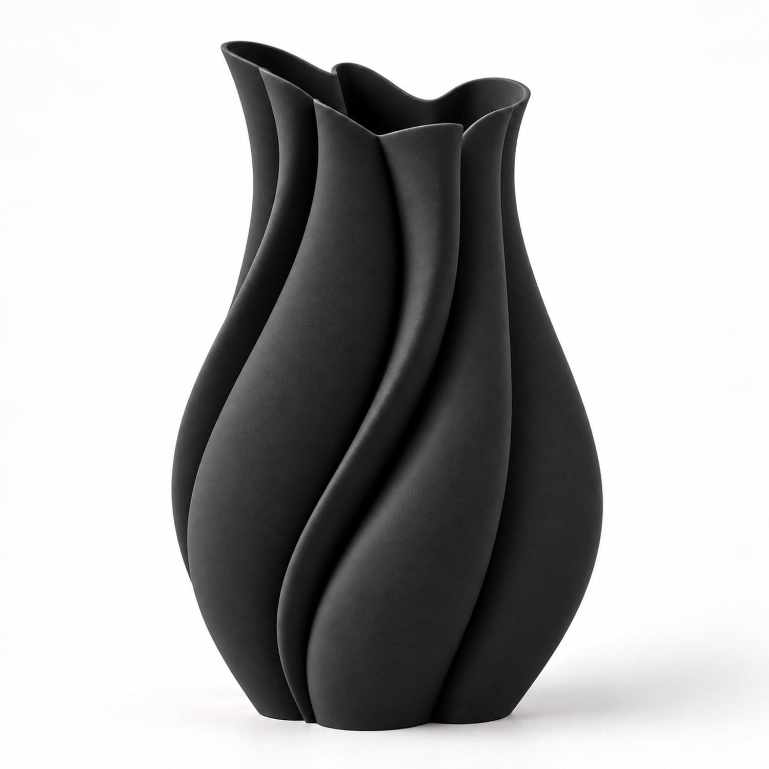 Japandi Vaas – Organische Design Vaas – Moderne Decoratieve Vaas – Hoogte: 25 cm