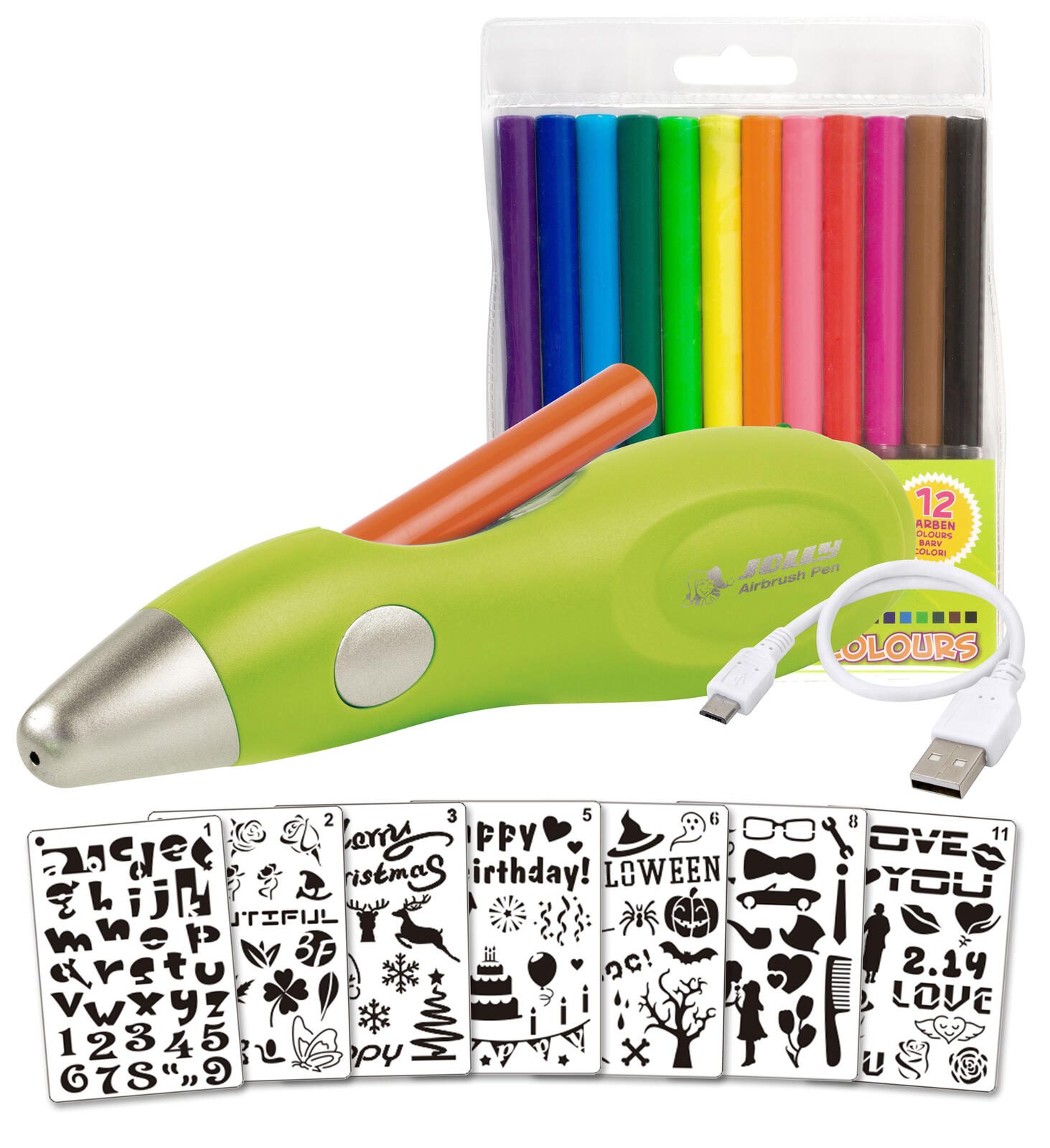 JOLLY Airbrush-Sets farbsortiert 4446-0001