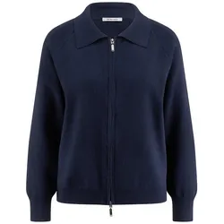 Strick-Blouson Peter Hahn blau, 50