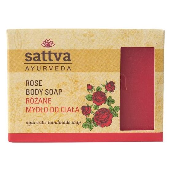 Sattva Ayurveda SATTVA Mydło do ciała w kostce Różane 125g (Hartseife, 125 g) (54607913)