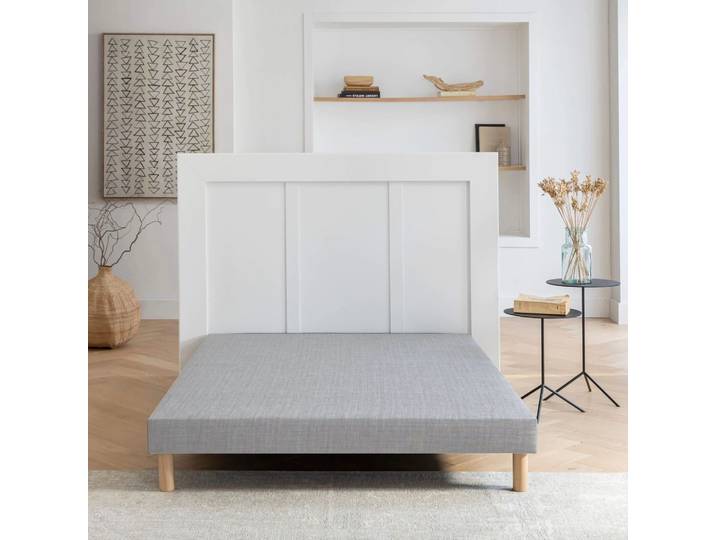Sommier tapissier 13 cm Éveil 70x190 Gris Silex