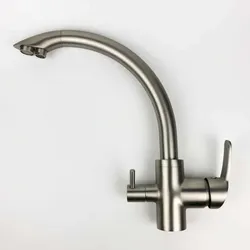 Wasserhahn 3in1 GRANDE (4 Farben) brushed nickel