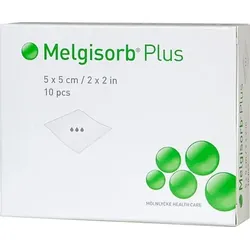 MELGISORB Plus Alginat Verband 5x5 cm steril 10 St Verband