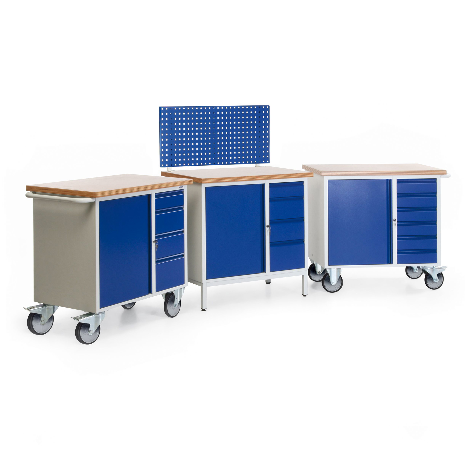 Bakoprotaurus Bako Logistiksysteme kleine Kompakt-Werkbank 3-teiliges Komplettangebot