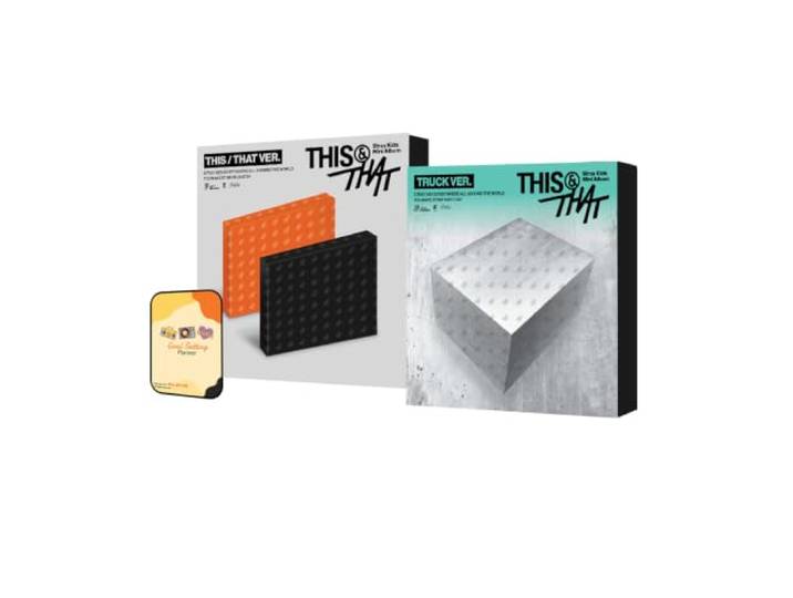 THIS & THAT Stray Kids Album [THIS + THAT + TRUCK (3 types) Full Set Album ver.]+Pre Order Benefits+BolsVos Idol-Inspired Freebies Mini Album
