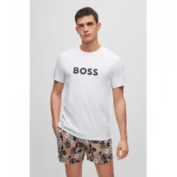 BOSS für Herren. 50491706 RELAXED FIT ORGANIC COTTON T-SHIRT weiß (M), Heimtextilien, Baumwolle, Kurzarm