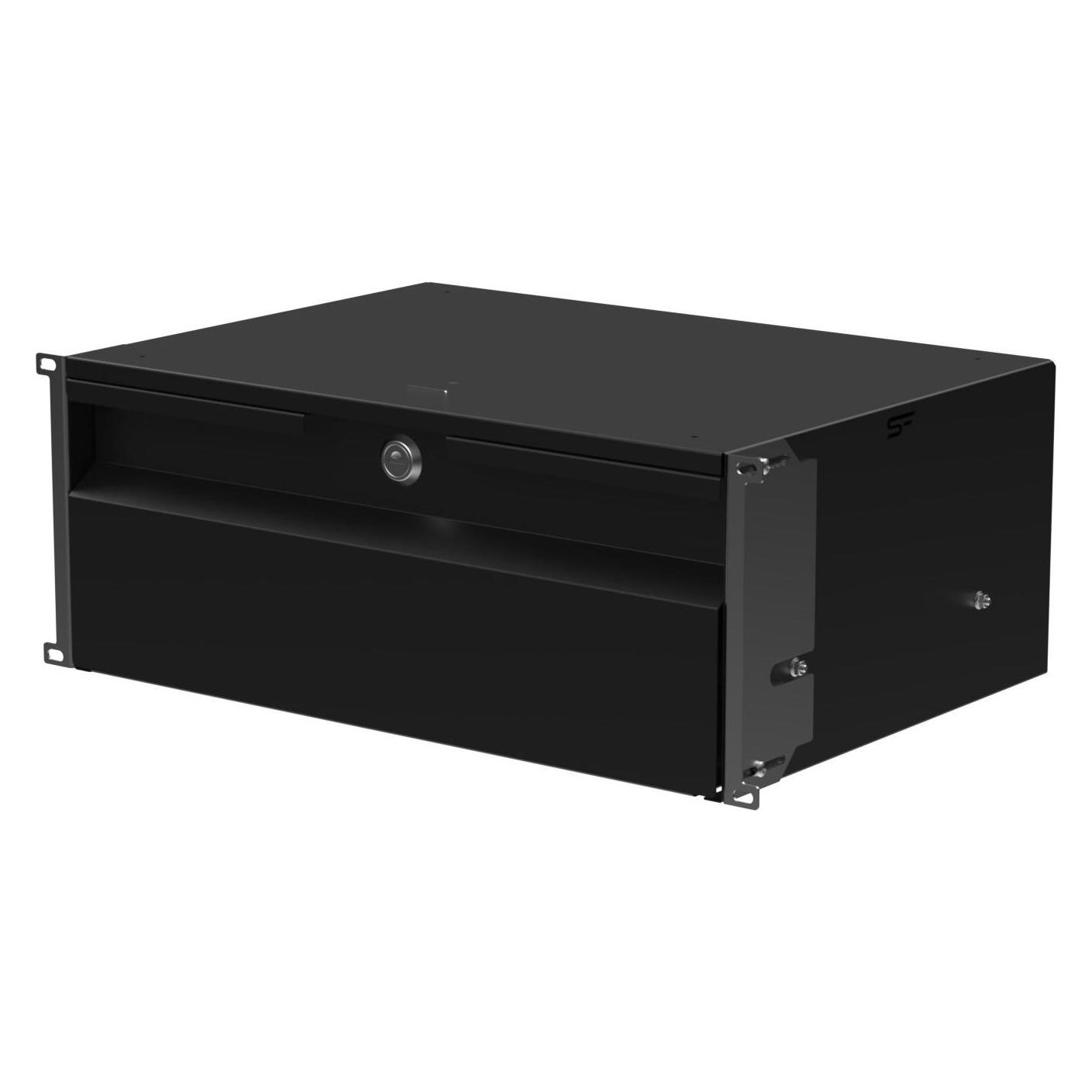 Stalflex Rack Drawer 19" 4U Black RD19-4U-320B (19 Zoll Rack) (RD19-4U-320B)
