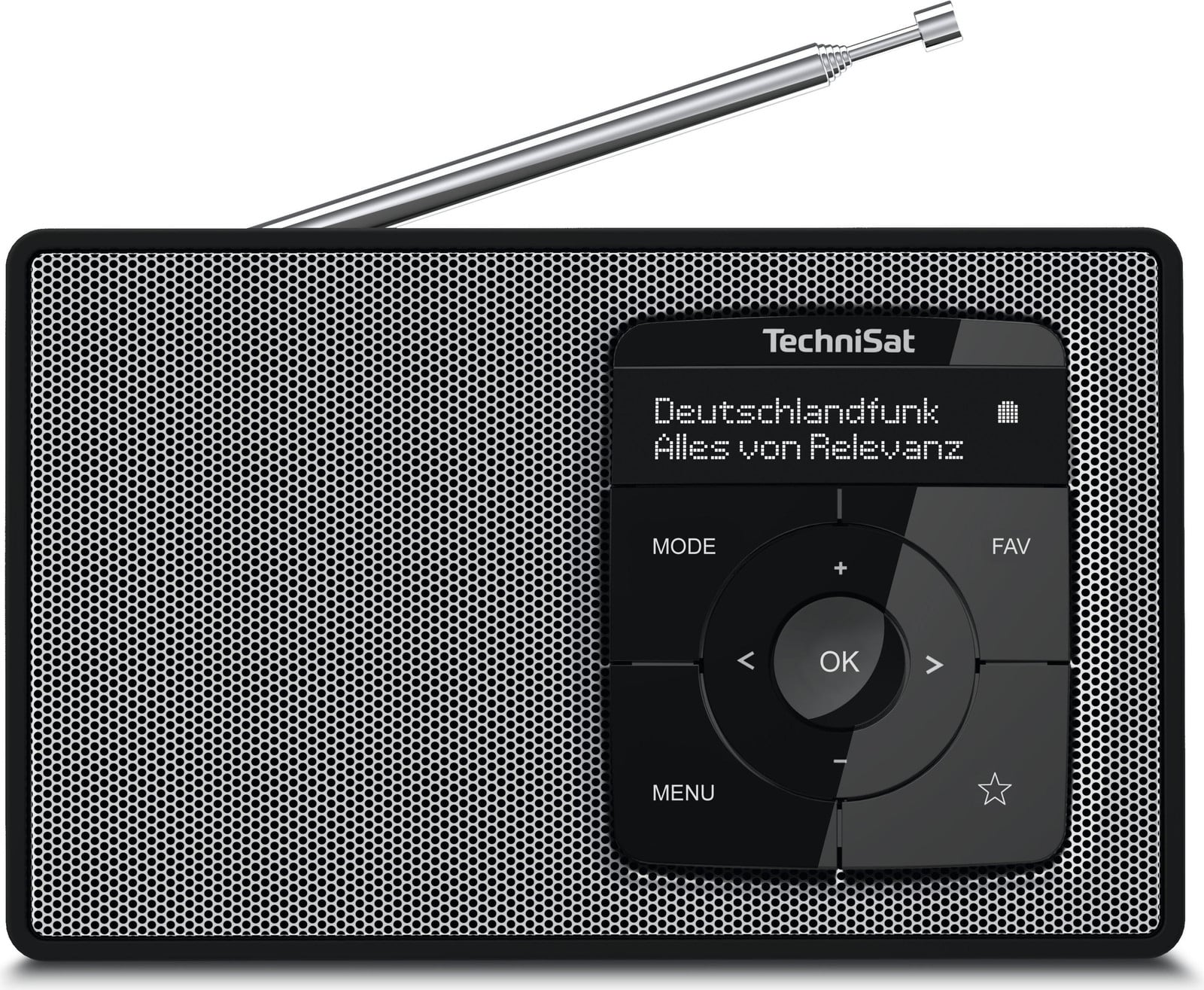 TechniSat Digitradio 2 DAB+ radio, zwart/zilver