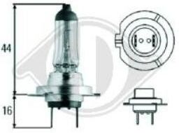 DIEDERICHS LID10018 Gloeilamp, verstraler