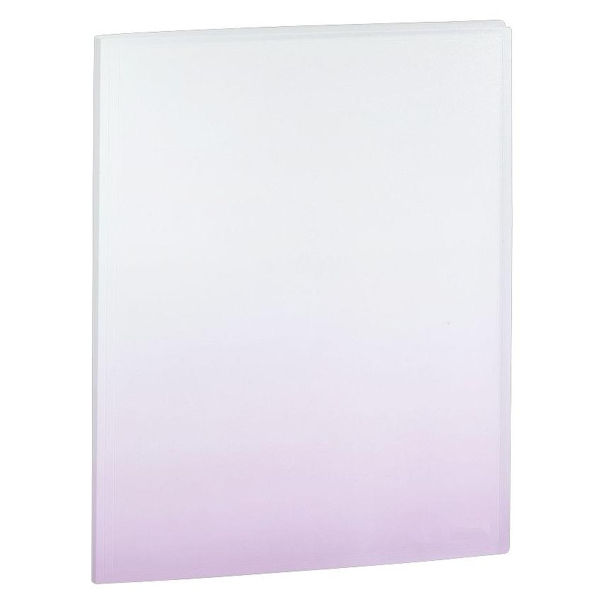 Idena Sichtbuch PP Color Edition 20 Hüllen weiss/lila DIN A4 (A4, 1x) (60997485)