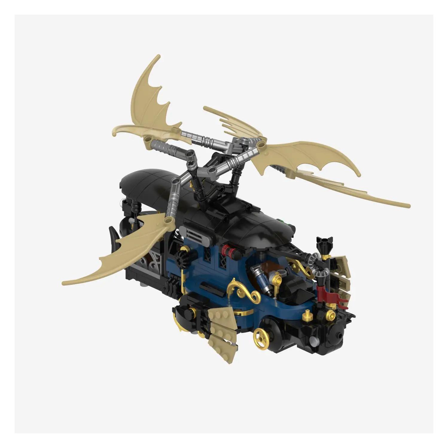 BlueBrixx-Pro Steampunk Motorwagen und Flugmaschinen (108935)