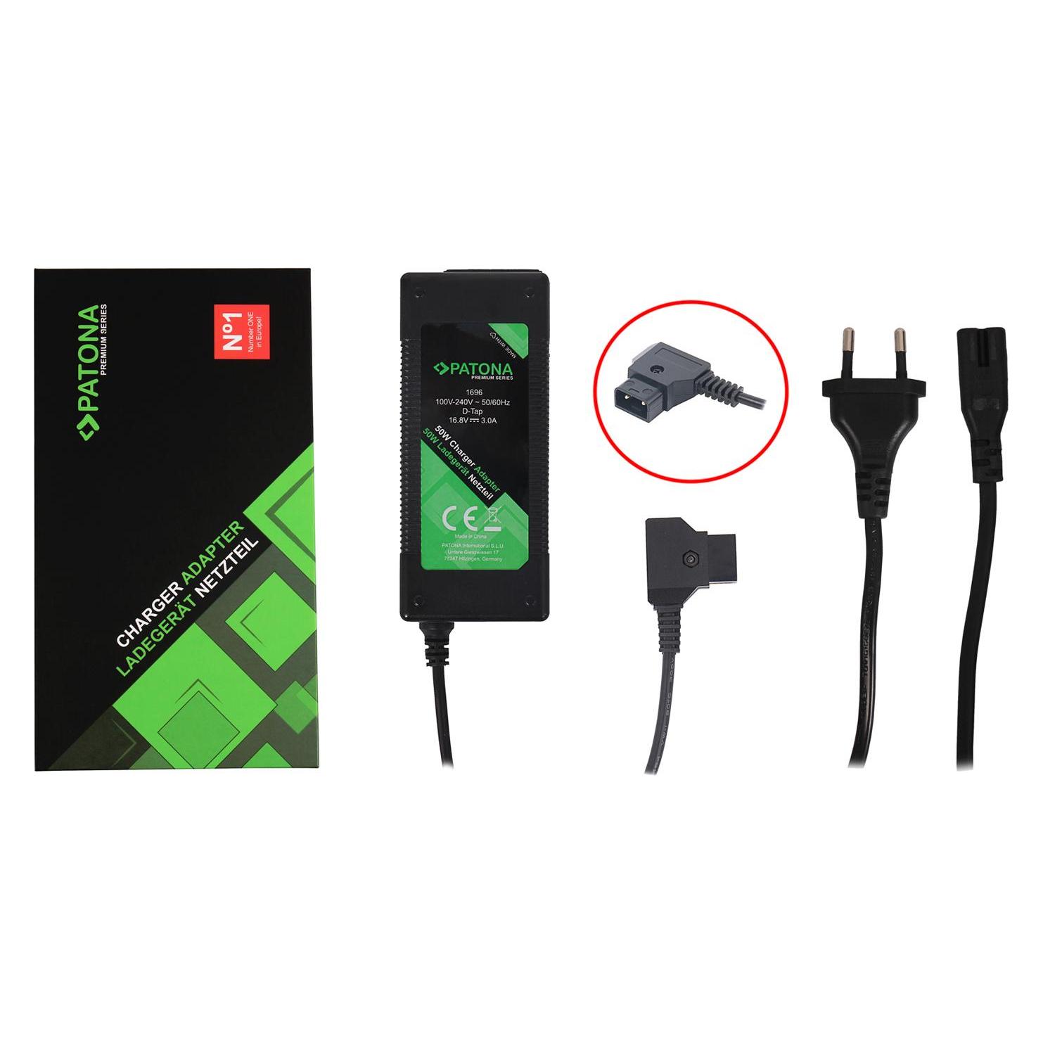 Patona Premium V-Mount Charger 3A D-TAP (Kamera Akku Netzadapter) (1696)