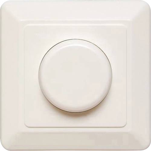 Ehmann T46.03 Unterputz Dimmer Geeignet für Leuchtmittel: LED-Lampe, Energiesparlampe, Glühlampe, Halogenlampe Weiß