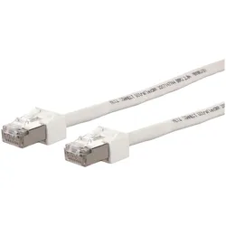 Metz Connect METZ CONN, Ultrafl,PK VoIP 3m C6A26 2RJ45 ws 13084U3088-E (S/FTP, CAT6, 3 m), Netzwerkkabel