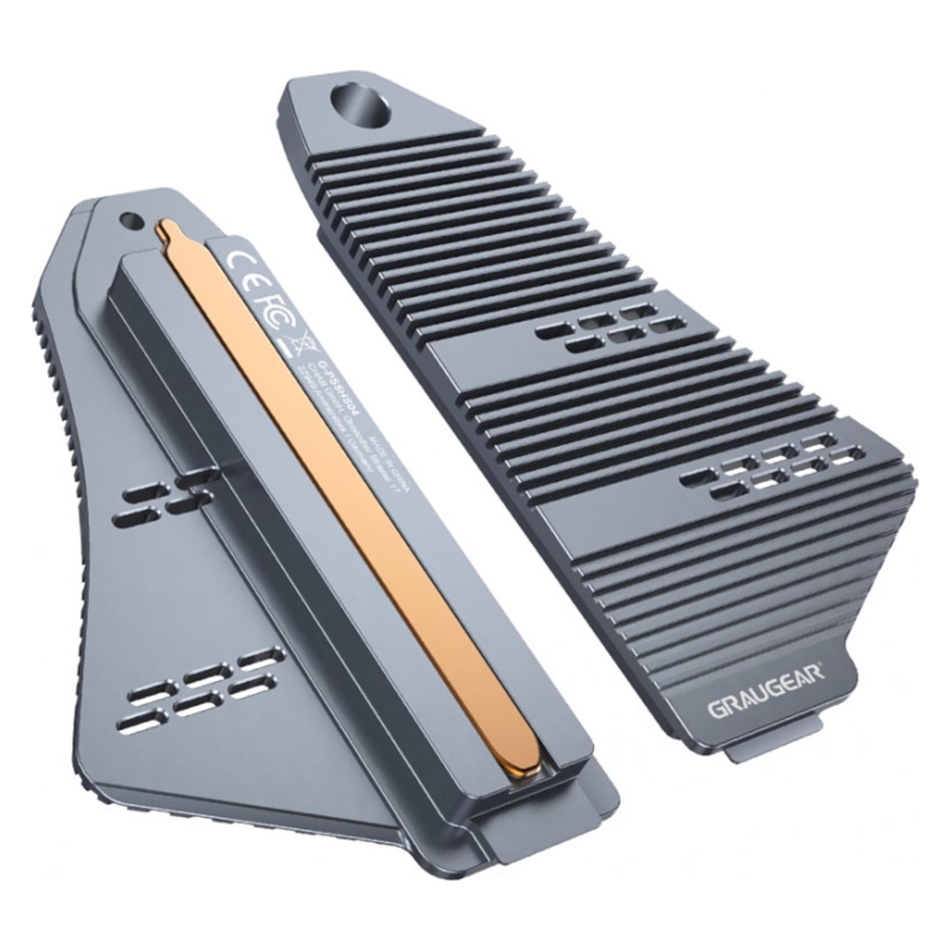 Graugear Kühlkörper SSD M.2NVMe 2230,2242,2260,2280 für PS5 (G-PS5HS04)