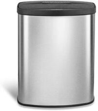 Ninestars Silver 2.1 Gallon Small Motion Sensor Trash Can