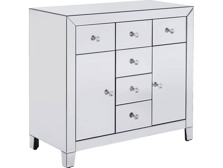 Kommode 88 cm Luxury, Weiß