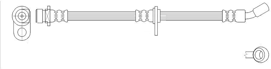 K&K FT3617 Brake hose