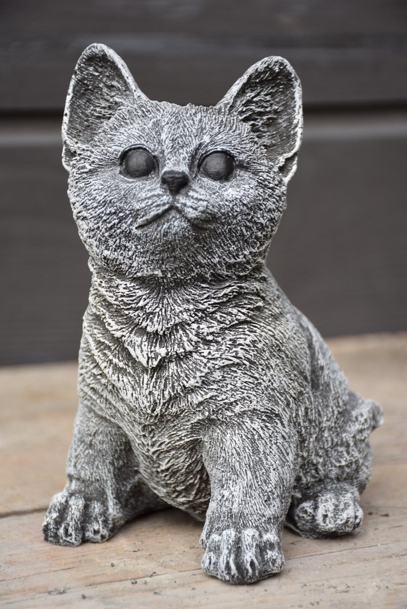 Poes zittend tabletop decoratie voor volwassenen