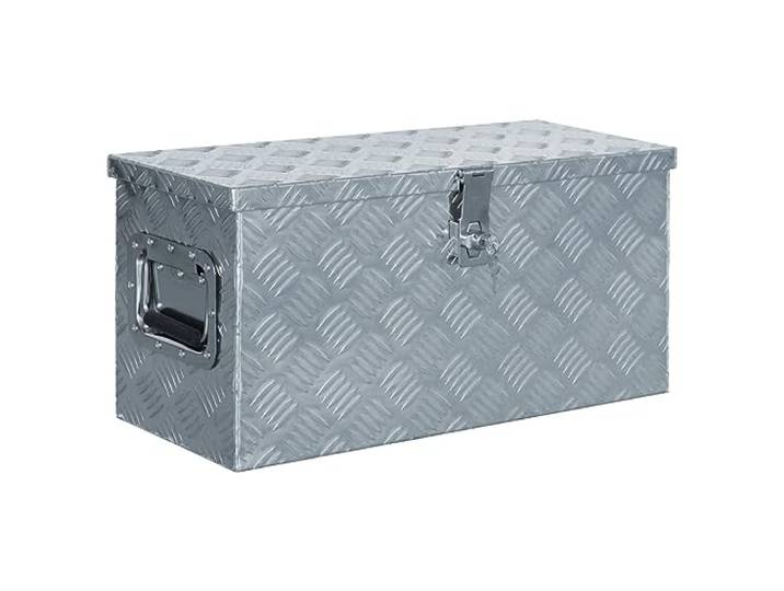 vidaXL Boîte en aluminium 61\,5 x 26\,5 x 30 cm Argenté