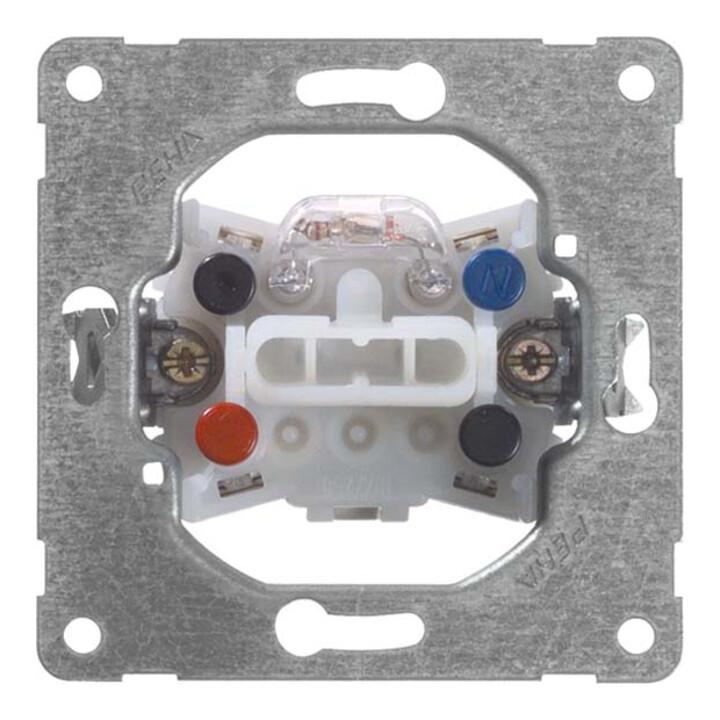 Peha Wippschalter Kontrolllicht 10A 250V 2-pol.Aus D 512 GLK (00191211)
