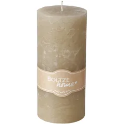 Kerze CASUAL taupe (DH 7x15 cm) - DH 7x15 cm