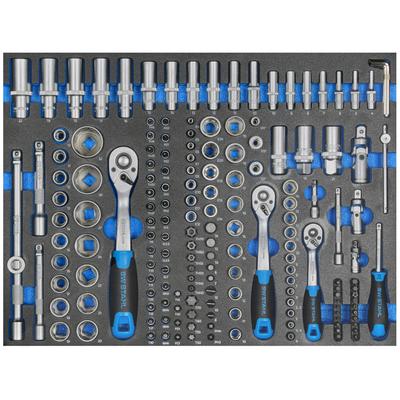 Sw Stahl Werkstattwagensortiment Steckschlüssel 1/4“, 3/8“, 1/2“, 171-tlg. [Hersteller-Nr. Z3010-1]