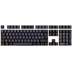 Ducky Cosmic Keycap Set - double shot PBT - blue & black - Keycaps - Nordisk - Blå, Keycaps, Blau, Schwarz