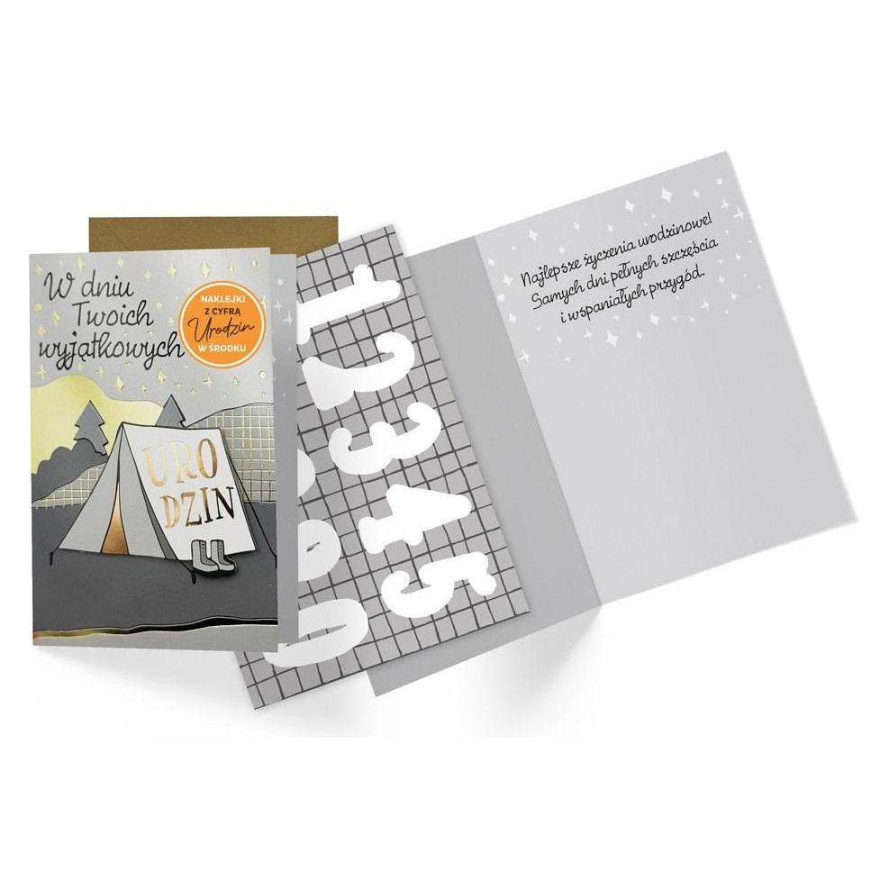 Kukartka Karte B6 Geburtstag (auswechselbare Zahlen) (48588772)