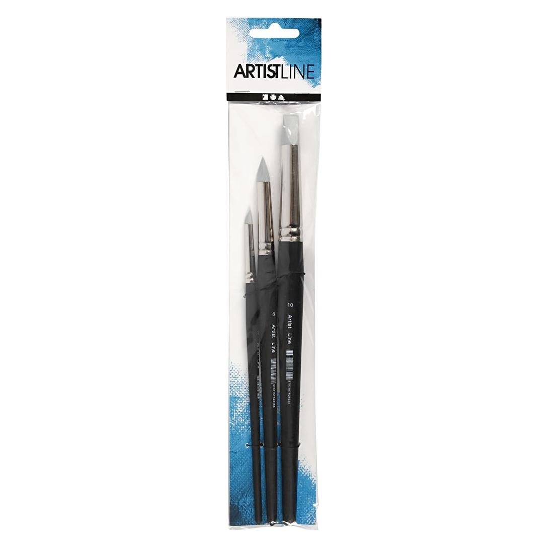 Creativ Company Pinsel, 3 Stück. (10 mm) (5707167628157)